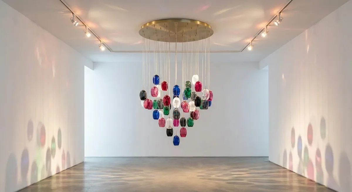 Desroch Rainbow Glass Mosaic — Bespoke Chandelier