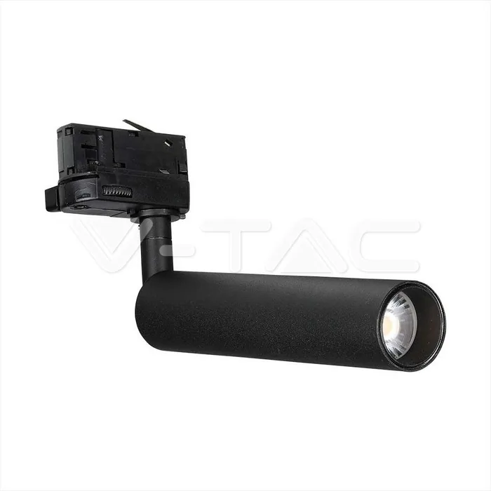V-Tac 7W LED Tracklight SAMSUNG Chip Black Body 5000K
