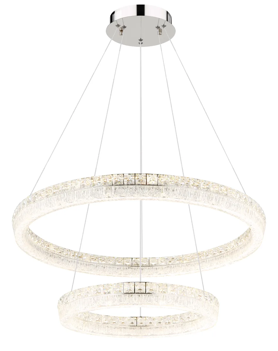 Globo LAUREL — Chrome metal