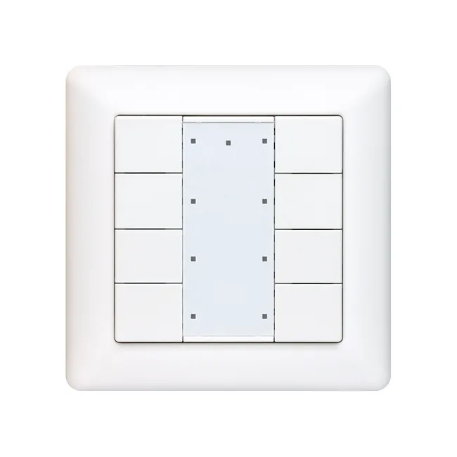 Multi Functional 8 Key Push Button DALI Wall Switch SR-2422K8-PRO Switches