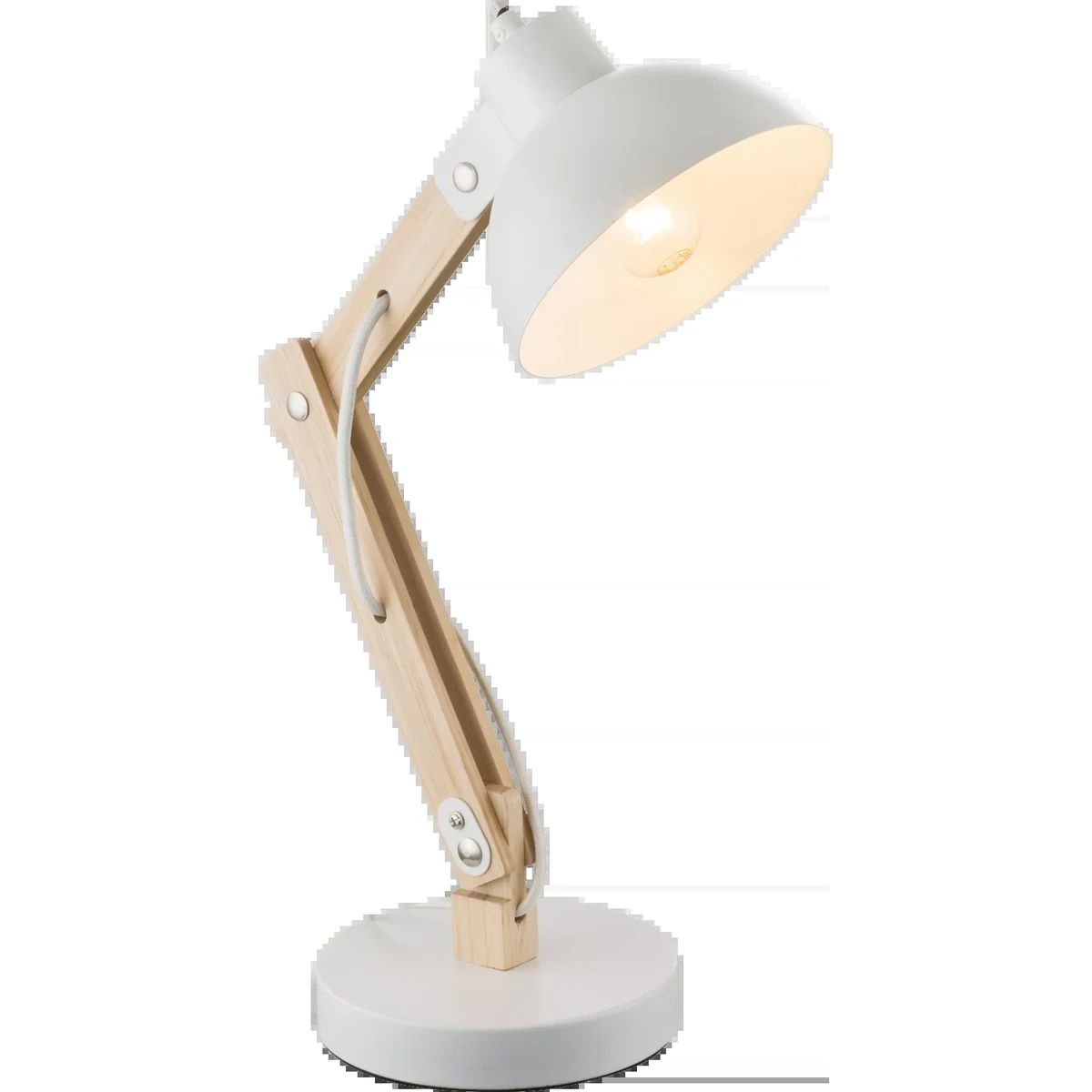 Lumideco Tongariro 21502 Table Light Wood 1xe27 Lamp Max 60W