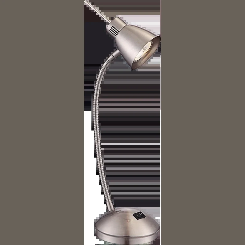Lumideco Nuova 2474l Table Lamp Metal Matt Nickel Max 60W