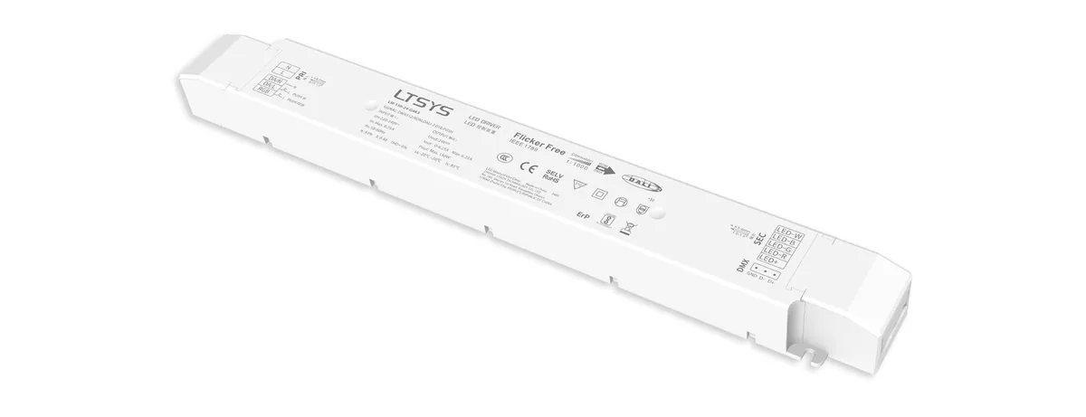 LTECH 150W 24V CV DMX,DALI-2 DT8 Full Color RGBW LED Driver LM-150-24-G4K3