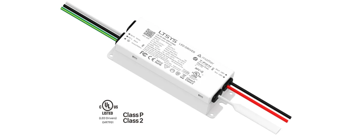 LTECH 10W 100-450mA UL Certification NFC CC Matter LED Driver LA-10-100-450-U1MA