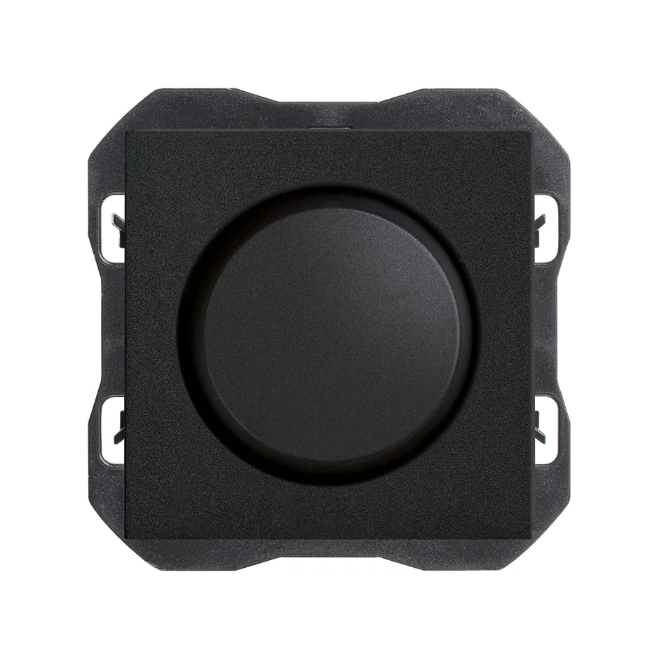 Simon 2-wire phase-cut dimmer switch 230 V~ matt black Simon 270