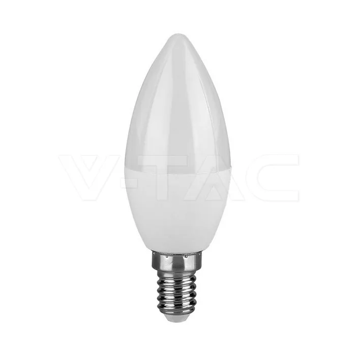 V-Tac 6.5W LED Candle Bulb E14 CREE Chip 4000K