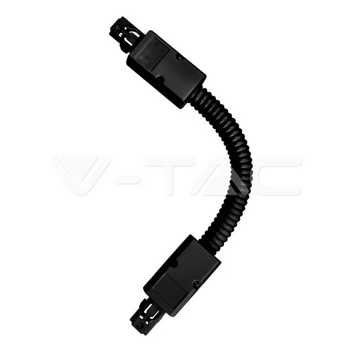 V-Tac Flexible Joint 4 Line Track Black