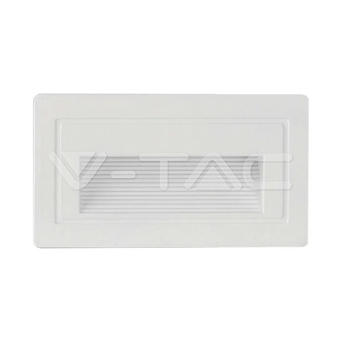 V-Tac 3W LED Step Light White Body 3000K