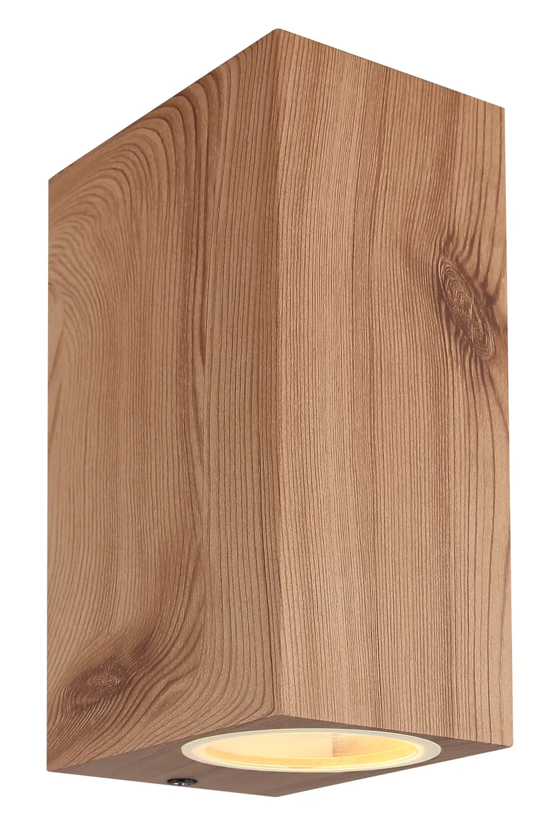 Globo VERONIKA Outdoor Light - aluminium die-cast wood look - glass clear
