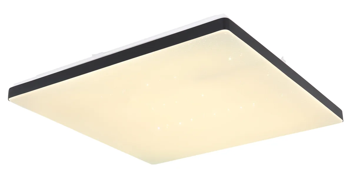 Globo ULLY ceiling light - metal white - plastic black matt