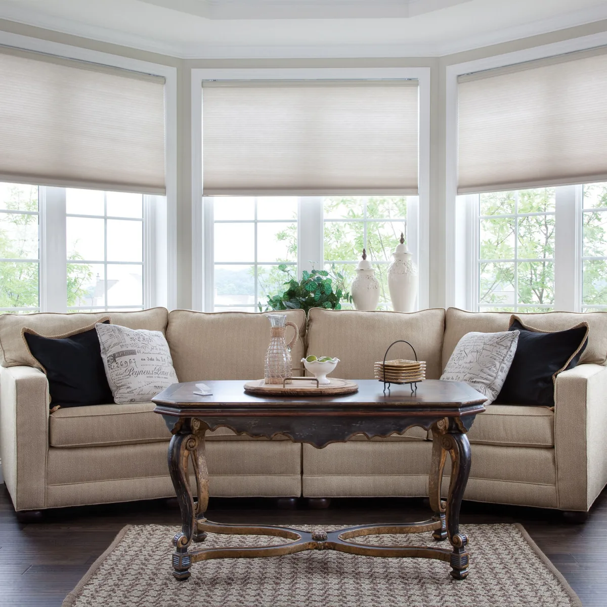 Lutron Triathlon Low-Voltage Wired Honeycomb Shades – Standard 9/16” Cell