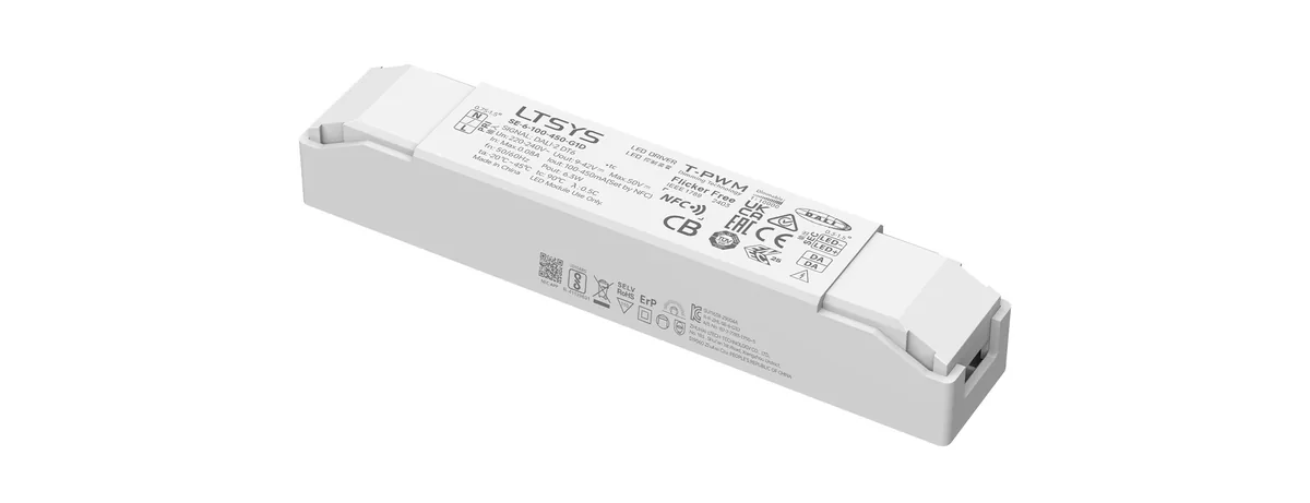 LTECH 6W 100-450mA CC DALI-2 Driver SE-6-100-450-G1D