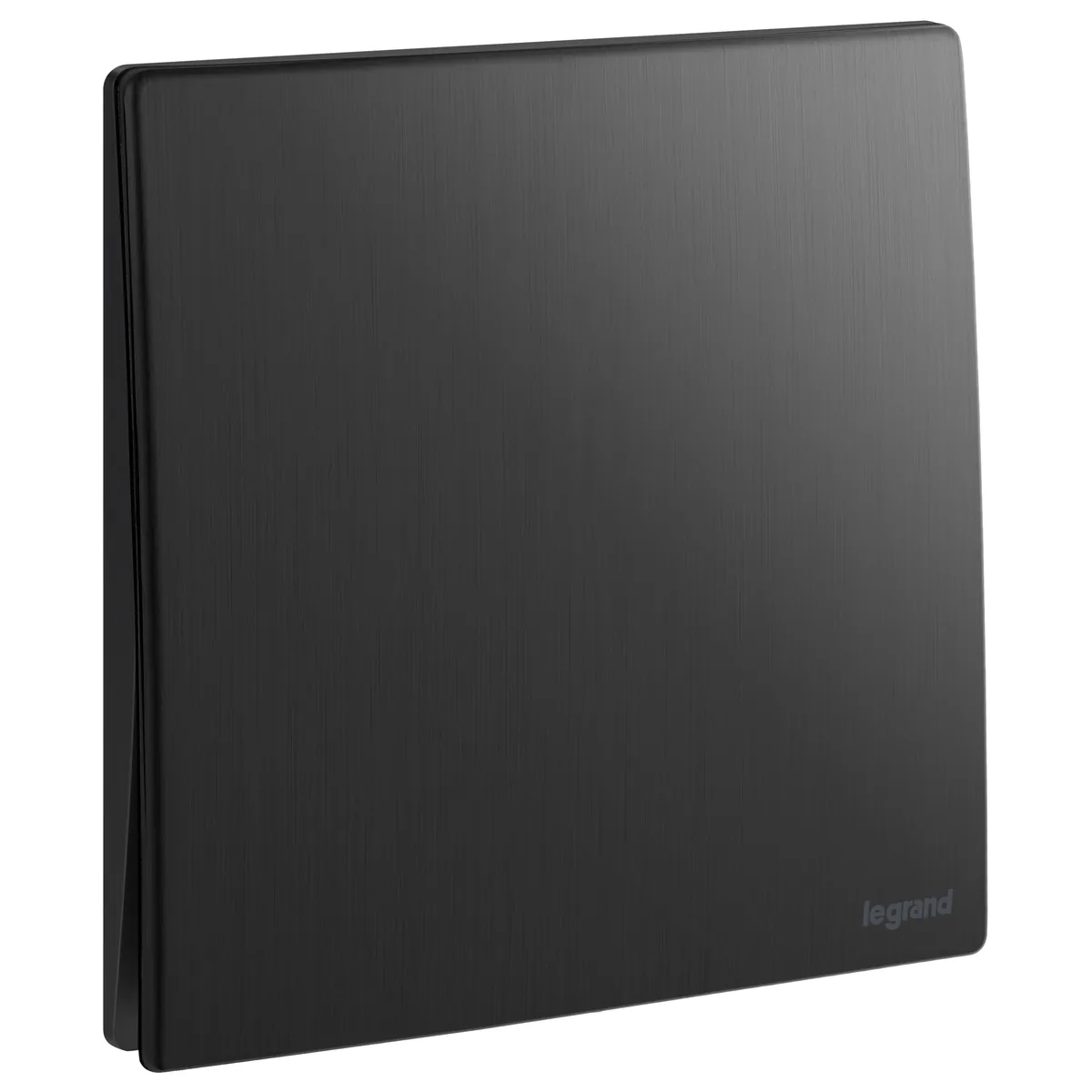 Legrand Mallia Senses 1 Gang 2 Way Switch 16Ax Brushed Black
