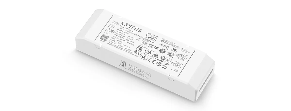 LTECH 12W 100-500mA NFC CC 0/1-10V LED driver SE-12-100-500-W1A_LTECH雷特