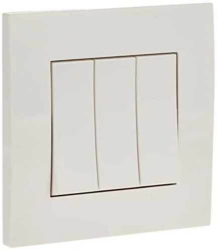 Schneider Vivace 3 Gang 2 Way Switch Silver