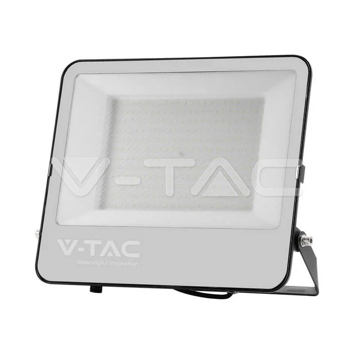 V-Tac 200W LED Floodlight Black Body 4000K Super Bright 185lm/W
