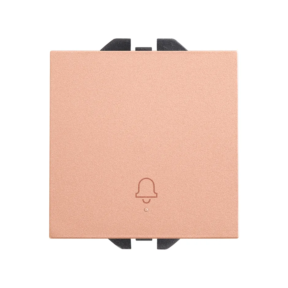 Simon Push-button switch with bell symbol 10A 230V~ and fast terminal connection system copper Simon 270