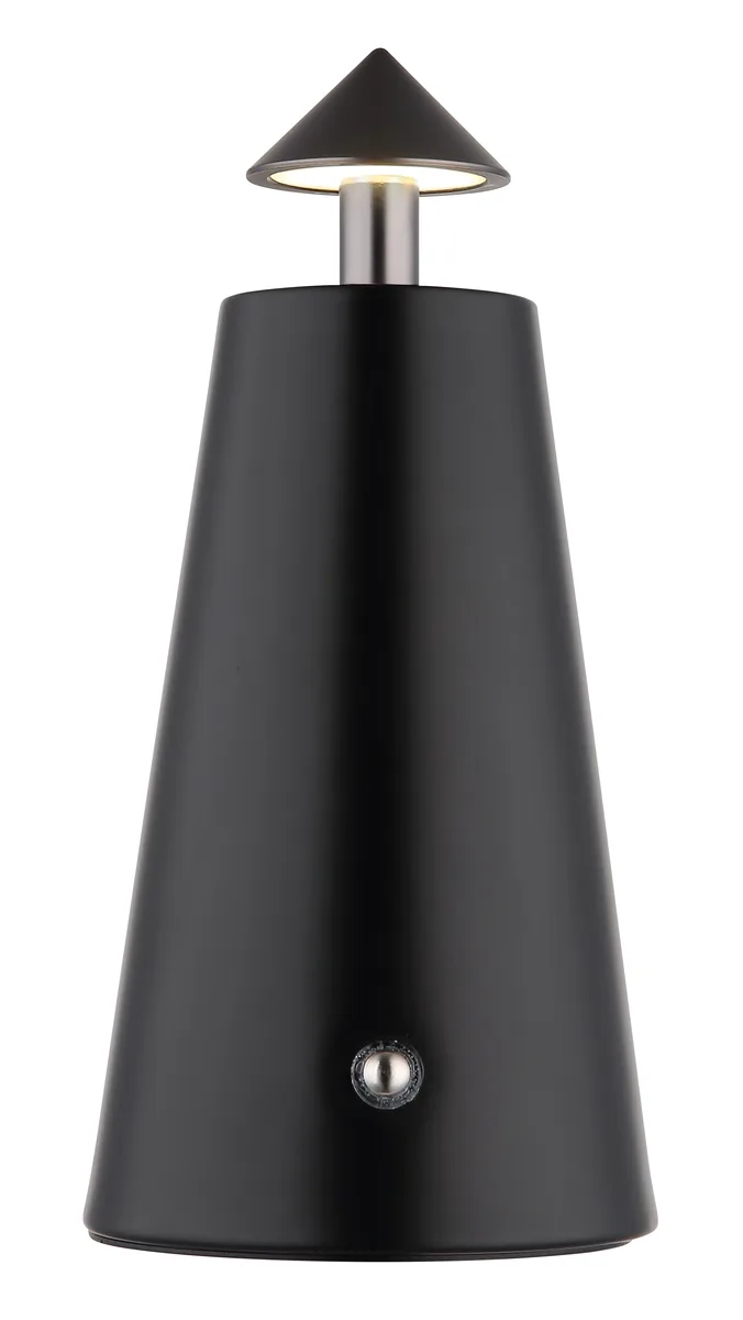Globo LIVA table lamp - metal black matt - metal gunmetal