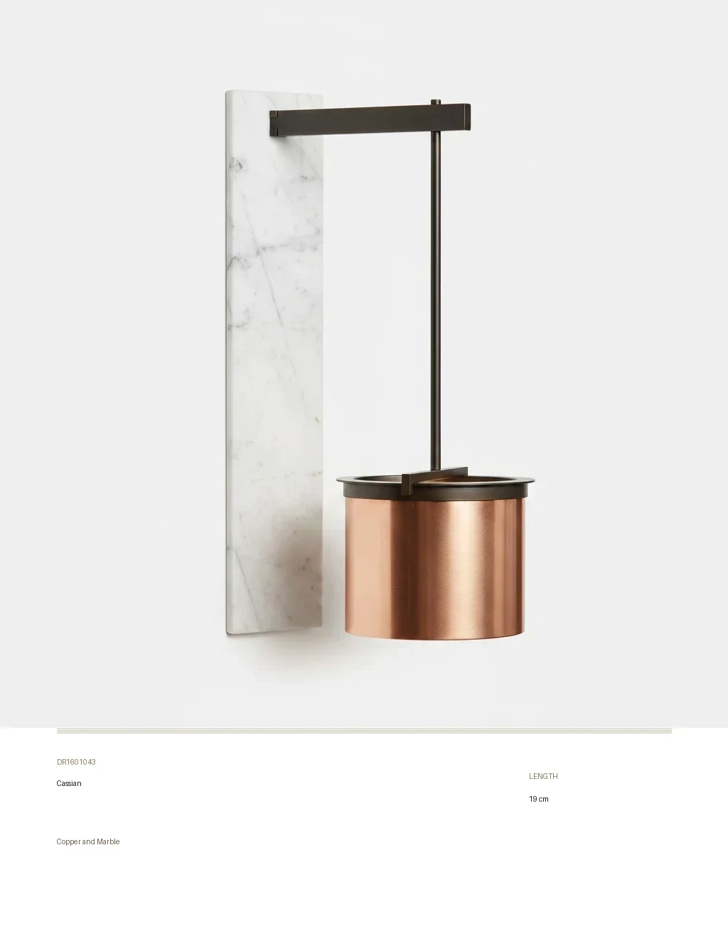 Desroch Cassian DR1601043 Wall Light – detail view 2