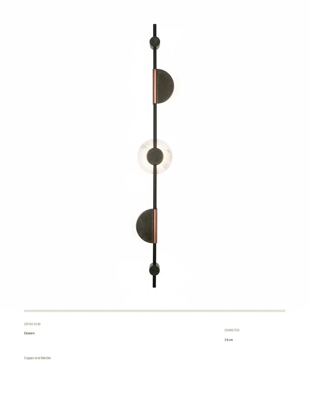Desroch Elowen DR1601045 Wall Light – detail view 2