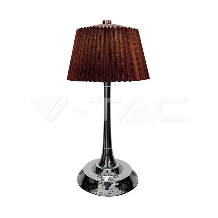 V-Tac 1.5W LED Table Lamp 3 in 1 Chrome Brown