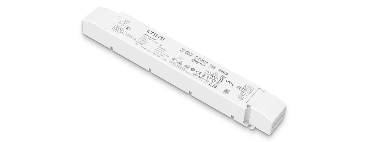 LTECH 100W 24VDC NFC CV DALI-2 DT6/DT8 tunable white LED Driver LM-100-24-G2D2F