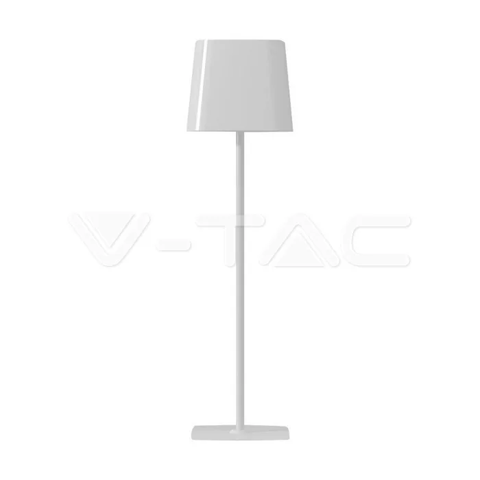 V-Tac 5W LED Magnetic Table Lamp With Battery 3600mAh CCT: 3 in 1 White Body Dimmable