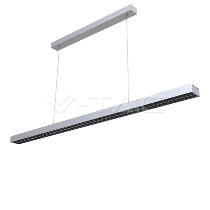 V-Tac LED Linear Light SAMSUNG Chip 60W Hanging Silver Body 4000K