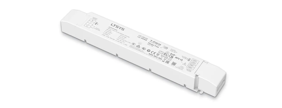 LTECH 75W 24V NFC CV 0/1-10V LED Driver LM-75-24-G1A2F