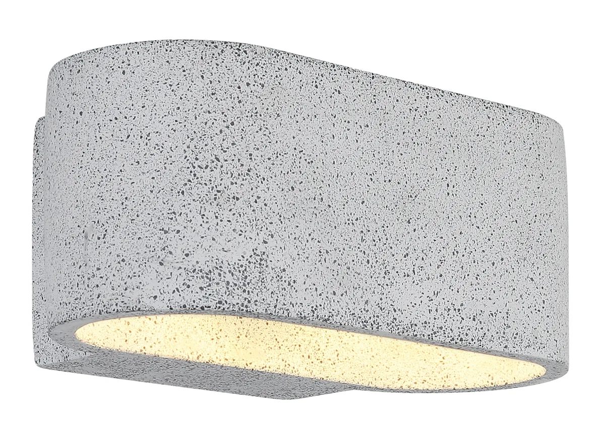 Globo FERGUSON Outdoor Light - aluminium die-cast white matt - cement light grey