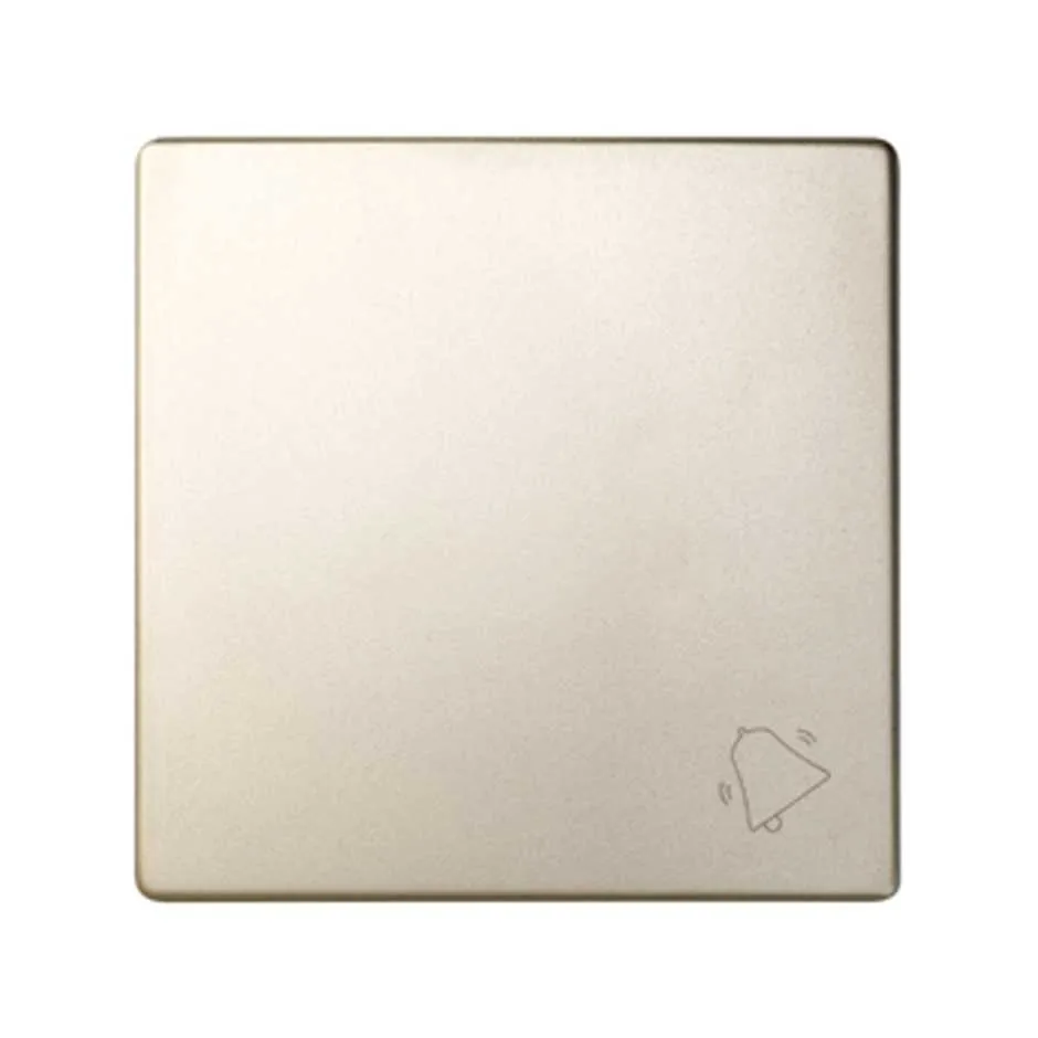 Simon Single rocker with bell symbol for push button champagne Simon 82