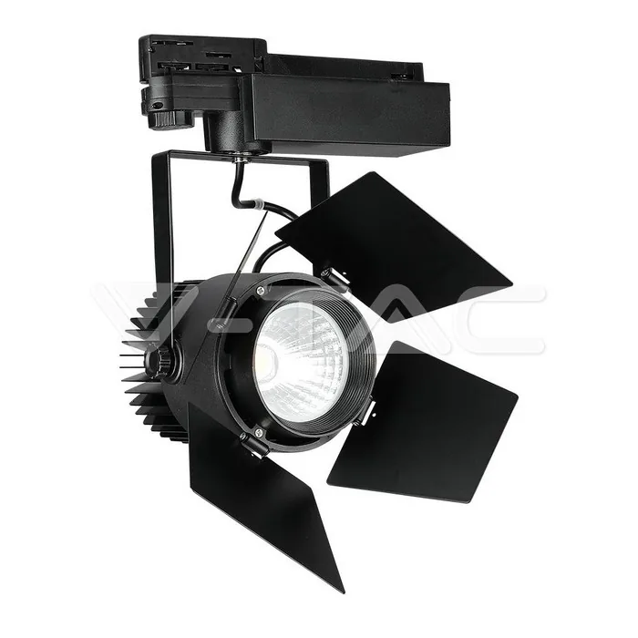 V-Tac 33W LED Tracklight SAMSUNG CHIP Black Body 4000K