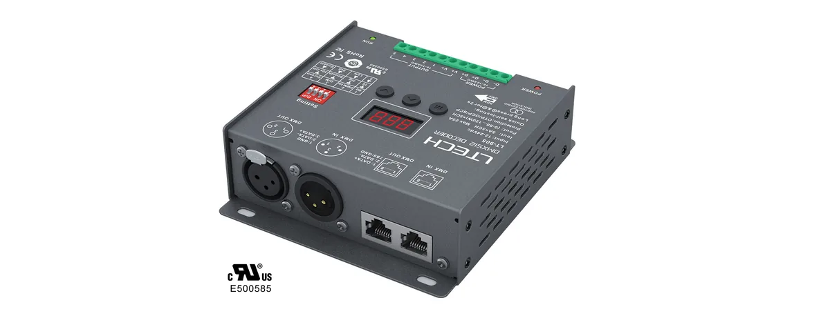LTECH 5CH CV DMX Decoder LT-905
