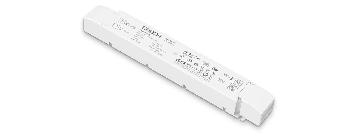 LTECH 100W 24VDC CV DMX Driver LM-100-24-G1M2