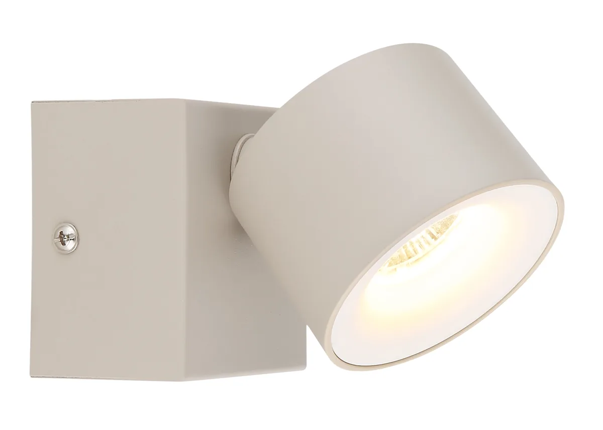 Globo RAE LED spotlights - metal sand colored matt - aluminium sand colored matt