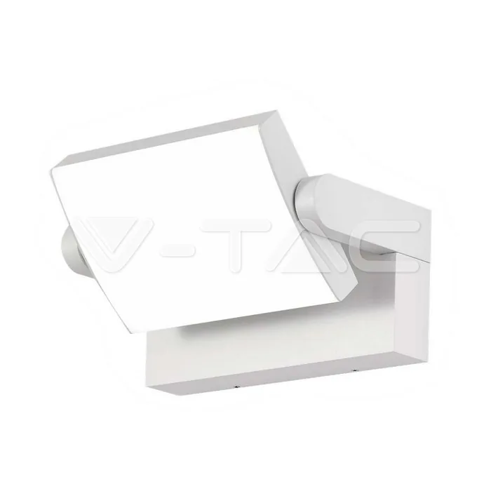 V-Tac 17W LED Wall Light White Body 4000K IP65