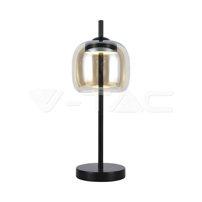 V-Tac LED Designer Table Lamp Metal + Glas Body 3000K