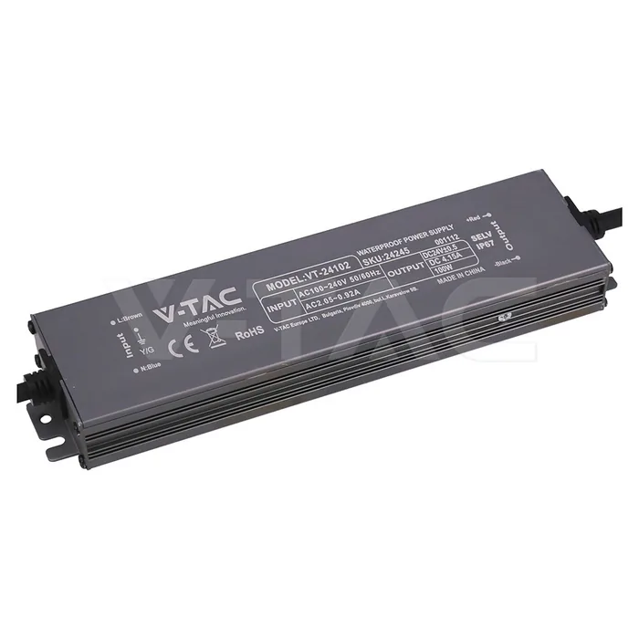 V-Tac Power Supply 100W 24V 4.15А IP67