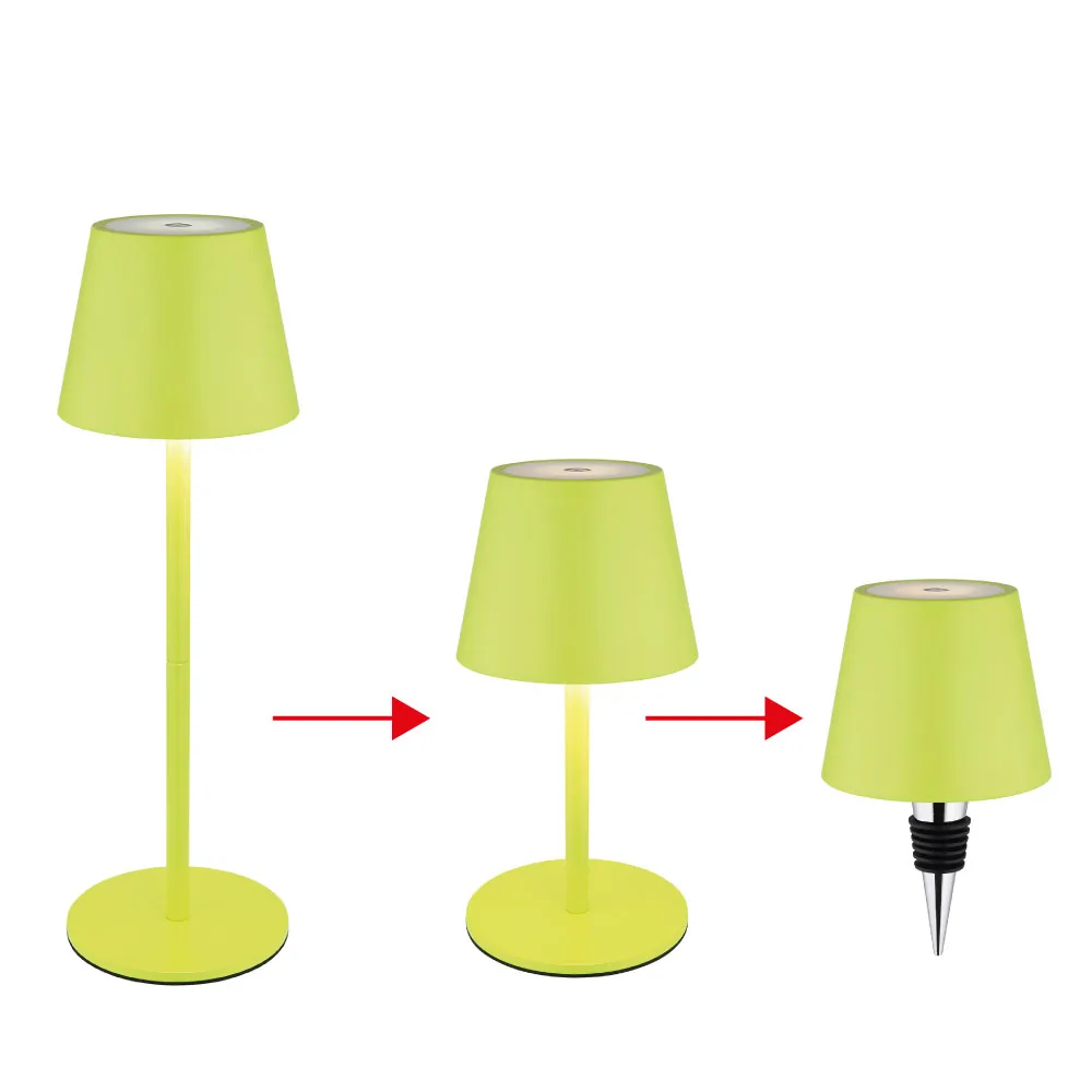Globo VANNIE I table lamp - metal green matt - plastic green matt