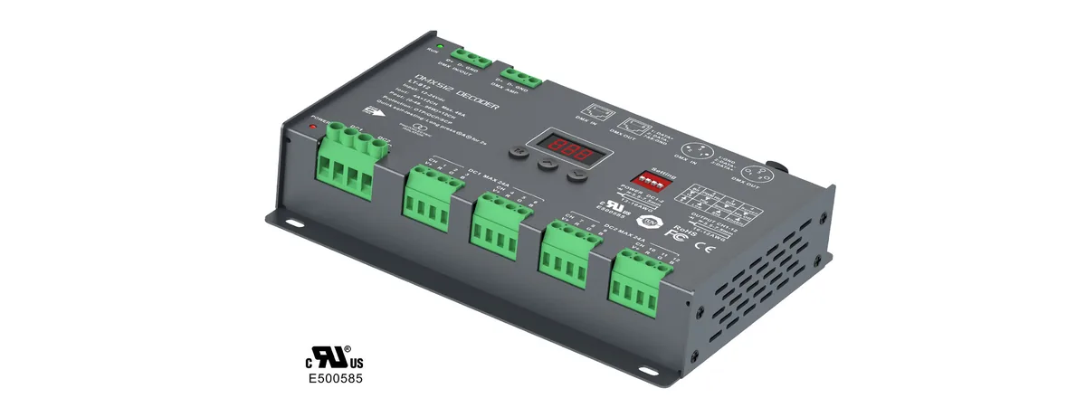 LTECH 12CH CV DMX Decoder LT-912