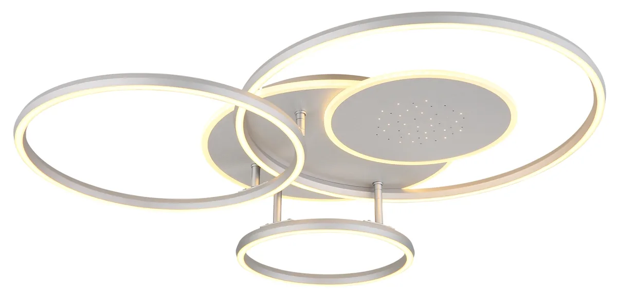 Globo JOHNSON — metal silver