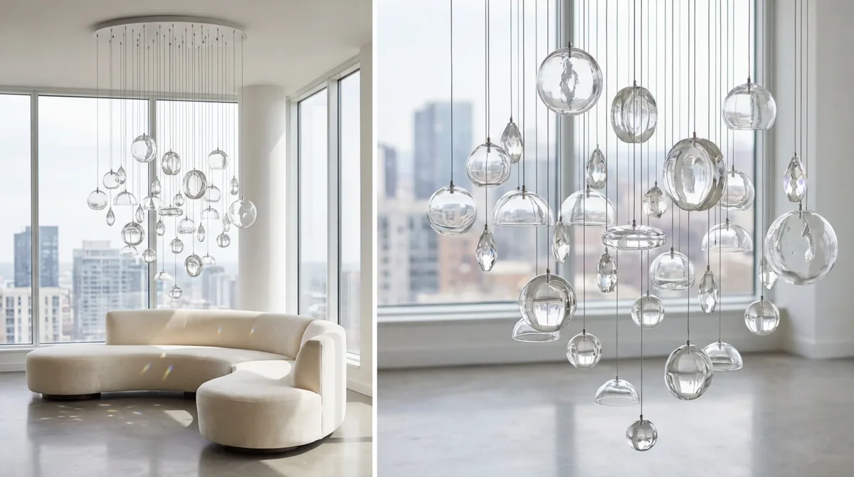 Desroch Crystal Clear Constellation — Bespoke Chandelier