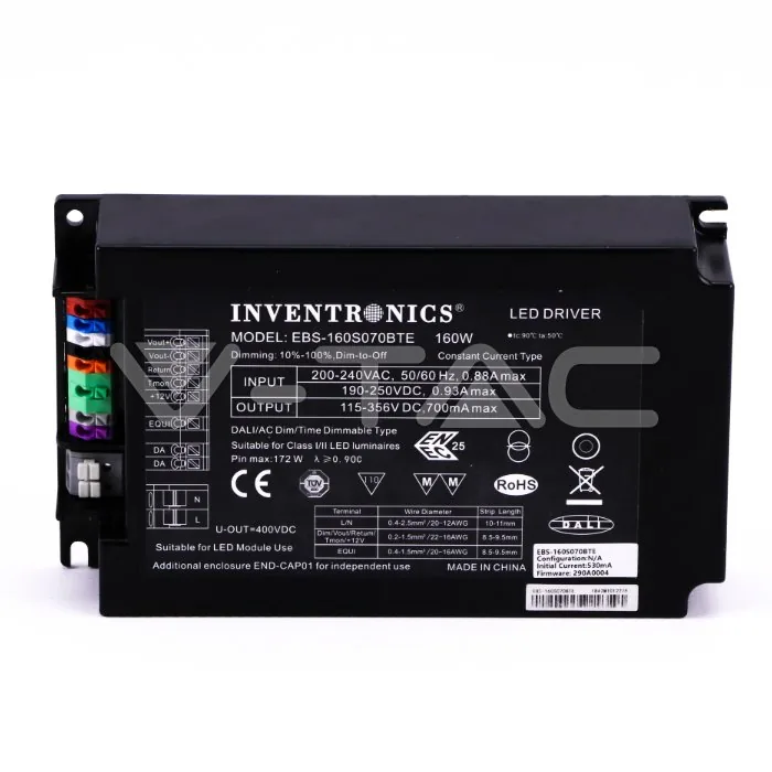 V-Tac 160W DALI Driver for VT-160ST