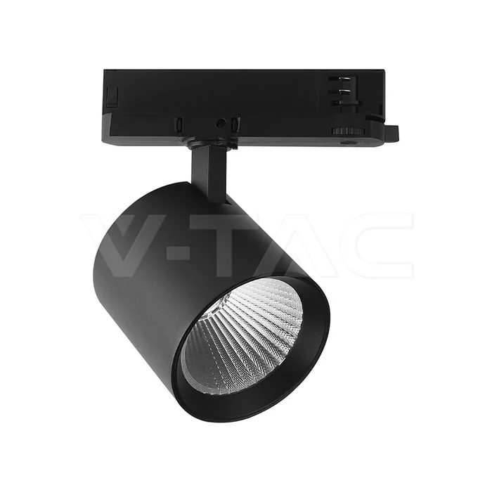 V-Tac 36W LED COB Tracklight CREE CHIP 6400K Black Body