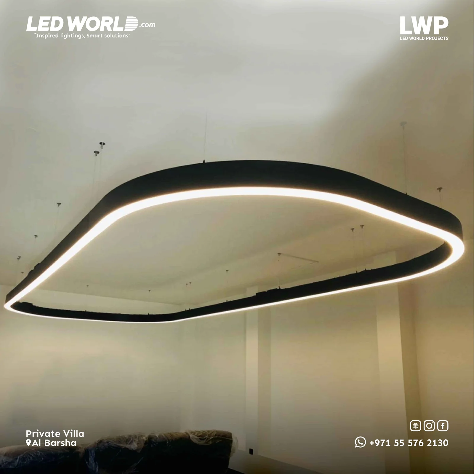 Private Villa – Al Barsha – residential lighting by LEDWORLD – photo 2