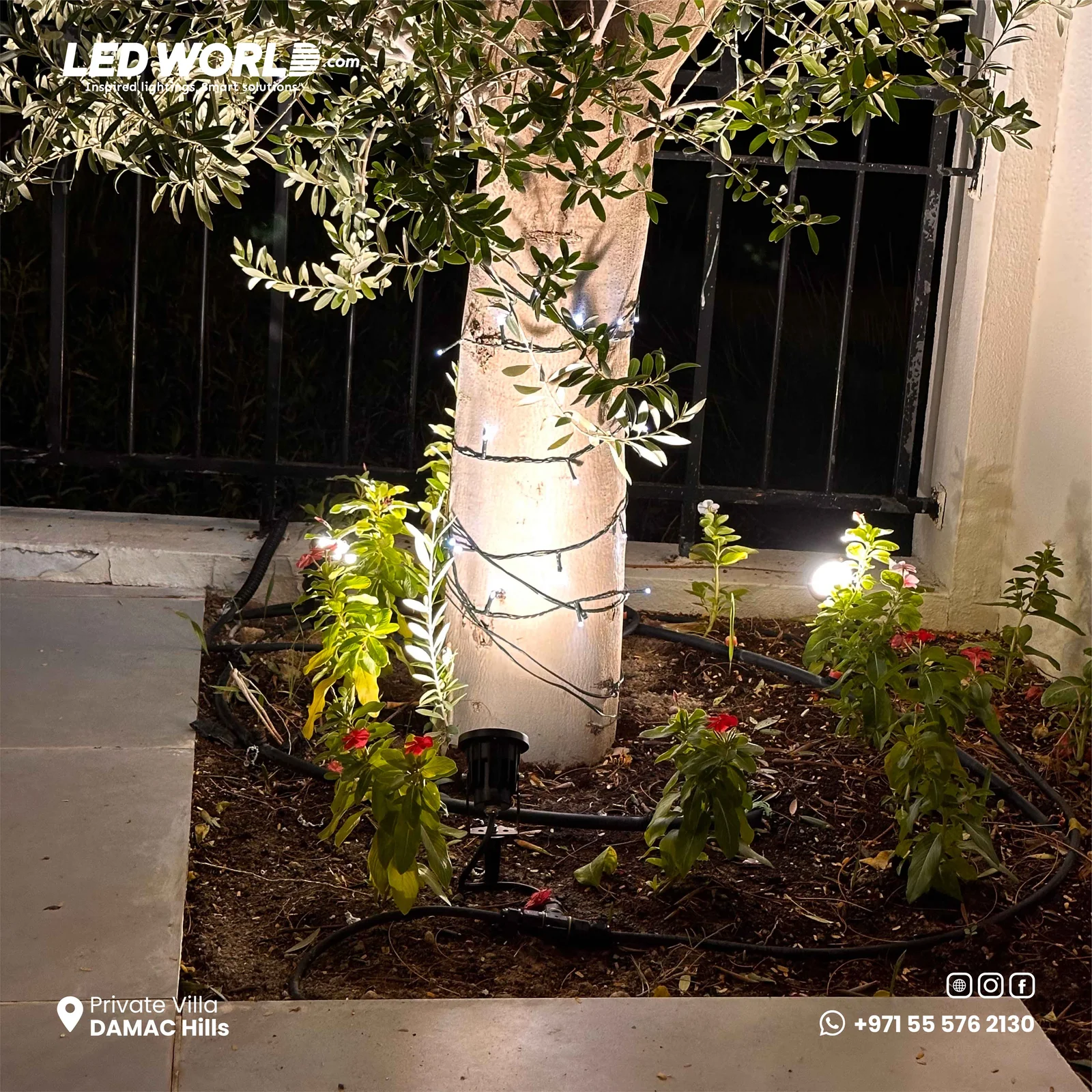 Damac Hills – Private Villa – residential lighting by LEDWORLD – photo 3