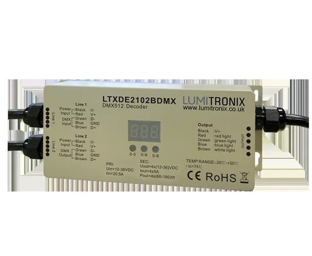 Lumibright LTXDE2102BDMX DMX Controller