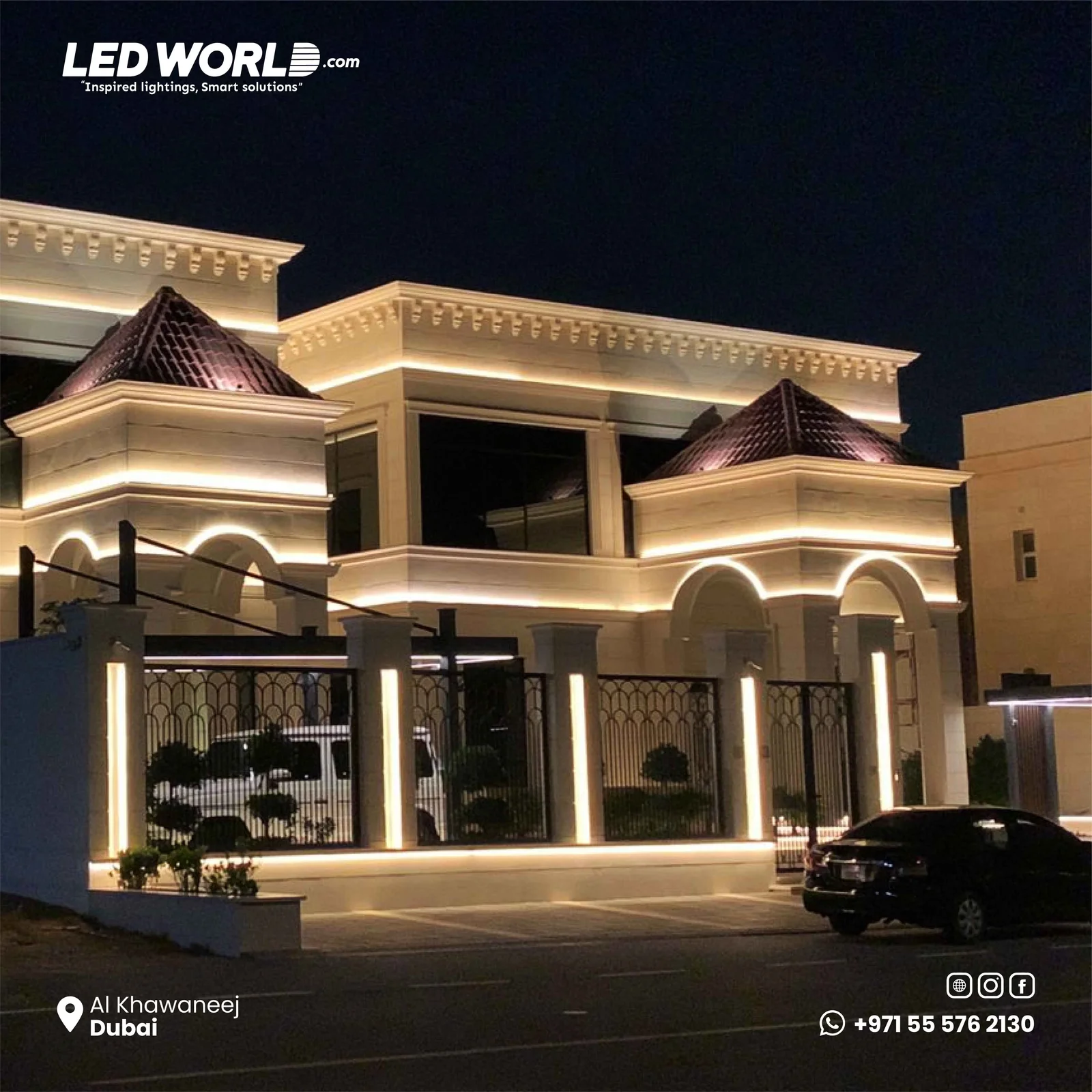 Apartment – Al Khawaneej – residential lighting by LEDWORLD – photo 3