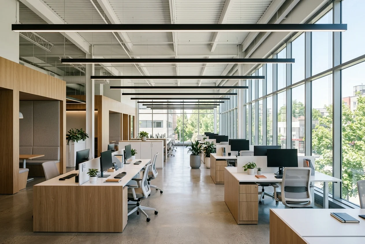 Office Lighting Design - Productivity & Wellness