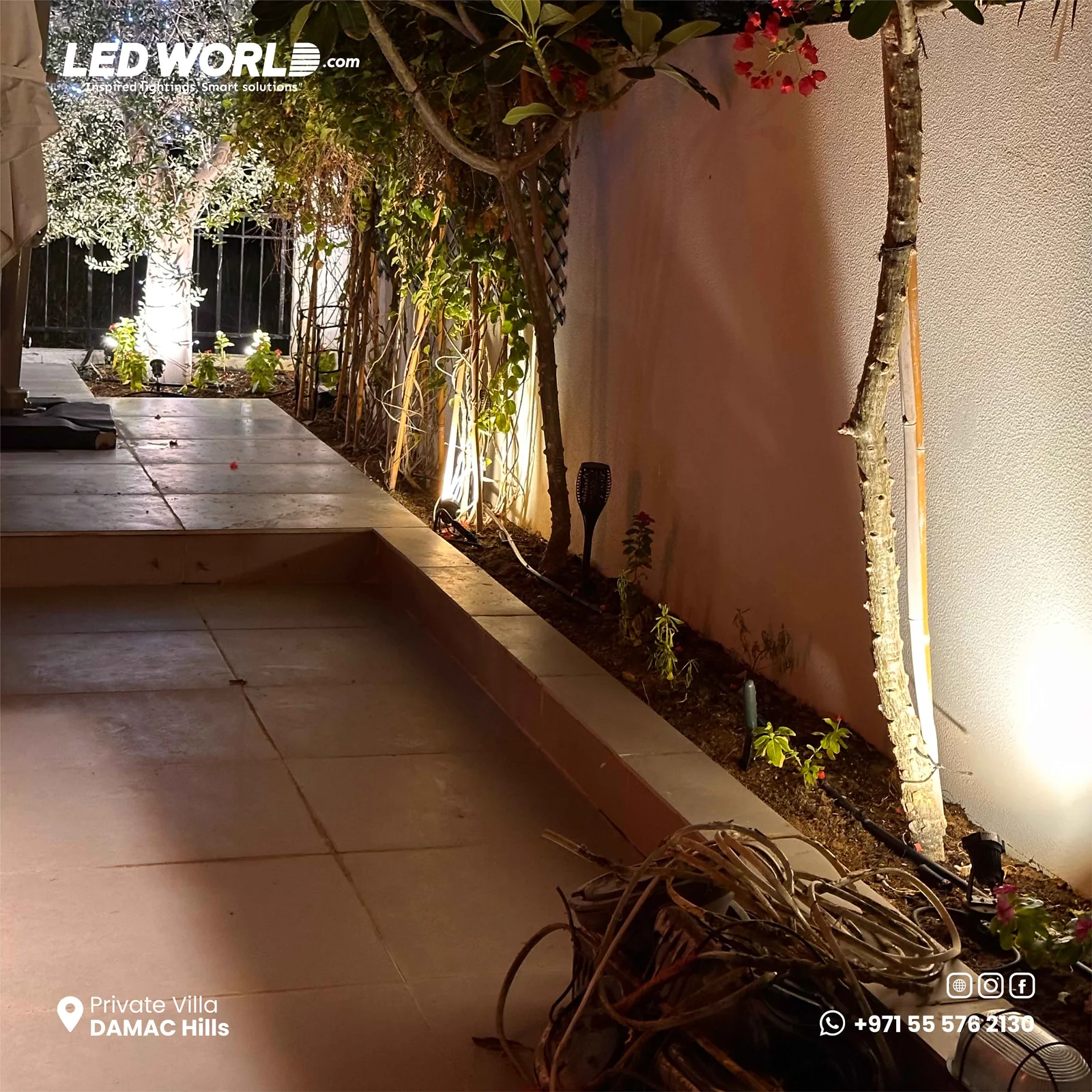 Damac Hills – Private Villa – residential lighting by LEDWORLD – photo 7